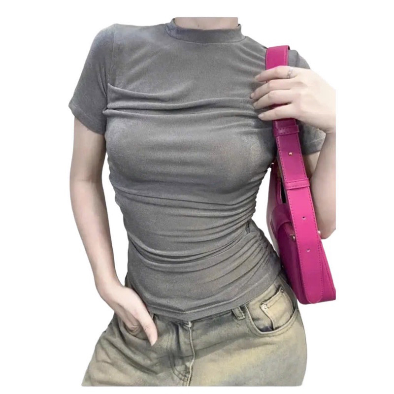 Thun vải nhũ xám
