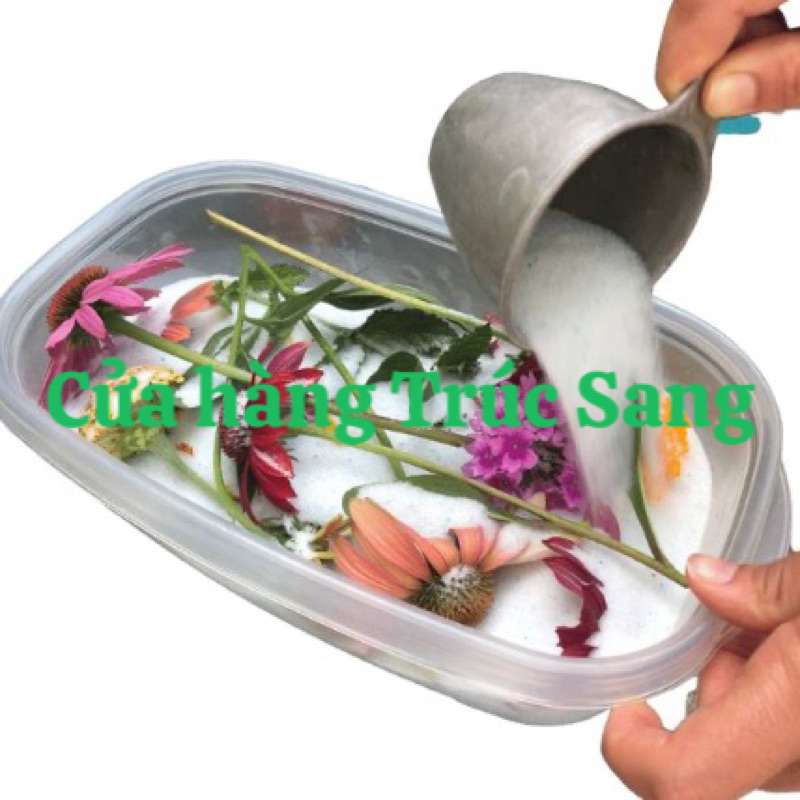 Cát/bột làm hoa khô tái sử dụng – Silica Gel – Nguyên liệu thủ công để lưu giữ hoa, làm epoxy Resin, tranh hoa khô 1kg