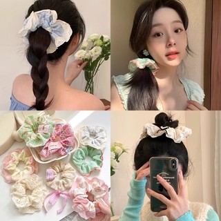 Dây Buộc Tóc Scrunchies Nhiều Màu Sắc Ngọt Ngào MORAL Chun Buộc Tóc Đuôi Ngựa Scrunchies Cho Nàng