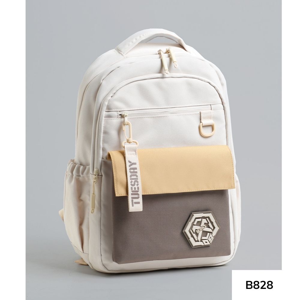 Balo đi học phong cách unisex ulzzang phối màu nhiều ngăn cho học sinh , sinh viên B828 gagastore