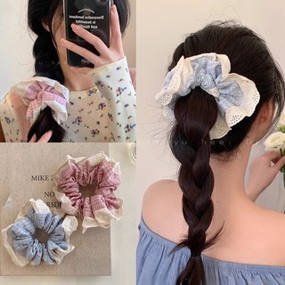 Dây Buộc Tóc Scrunchies Nhiều Màu Sắc Ngọt Ngào MORAL Chun Buộc Tóc Đuôi Ngựa Scrunchies Cho Nàng