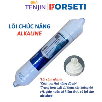 Lõi Chức Năng Alkaline FORSETI Giúp Trung Hoà Axit Dư, Cân Bằng Độ pH Và Tạo Nước Trung Tính Đến Kiềm Tính