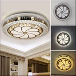 [ĐÈN ỐP LED PHI 50] Đèn ốp trần pha lê hiện đại khung hợp kim ánh sáng thay đổi 3 chế độ màu trang trí nội ngoại thất — ảnh 1