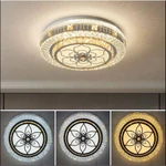 [ĐÈN ỐP LED PHI 50] Đèn ốp trần pha lê hiện đại khung hợp kim ánh sáng thay đổi 3 chế độ màu trang trí nội ngoại thất — ảnh 3