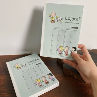 [Ảnh Thật] Sổ Tay Nhật Ký Lịch 2024 Snoopy - Hàng Nhật 2hand