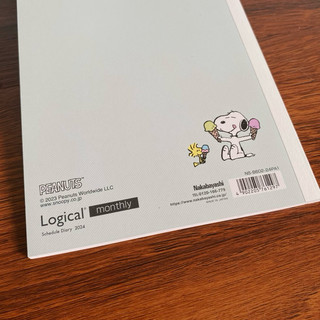 [Ảnh Thật] Sổ Tay Nhật Ký Lịch 2024 Snoopy - Hàng Nhật 2hand