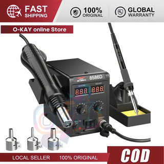 Trạm Hàn BGA 8586D – Màn Hình Kép, Bút Khí Nóng, Nâng Cấp Hàn Điện Chuyên Dụng
