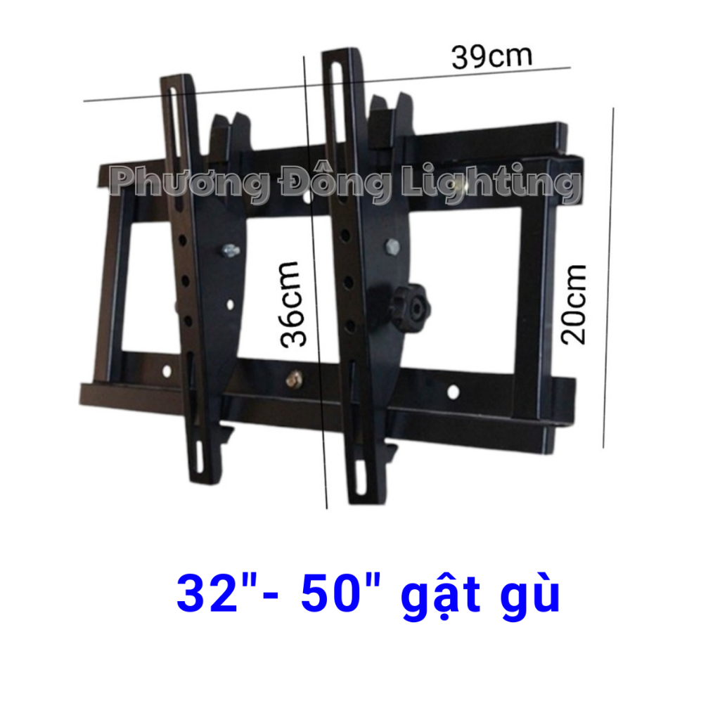 Khung treo tivi Mâm nghiêng (Gật gù) từ 24 - 65 inch