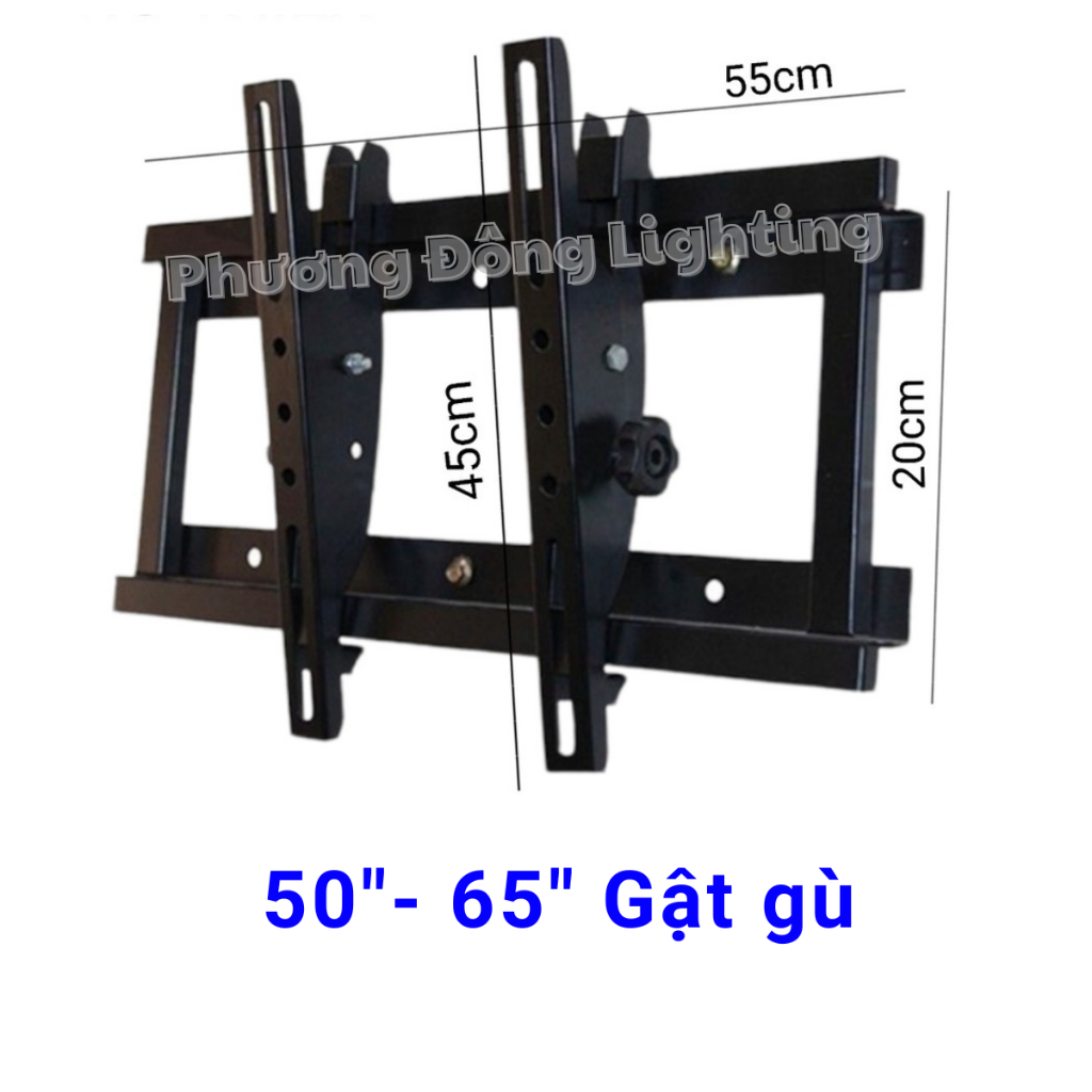 Khung treo tivi Mâm nghiêng (Gật gù) từ 24 - 65 inch