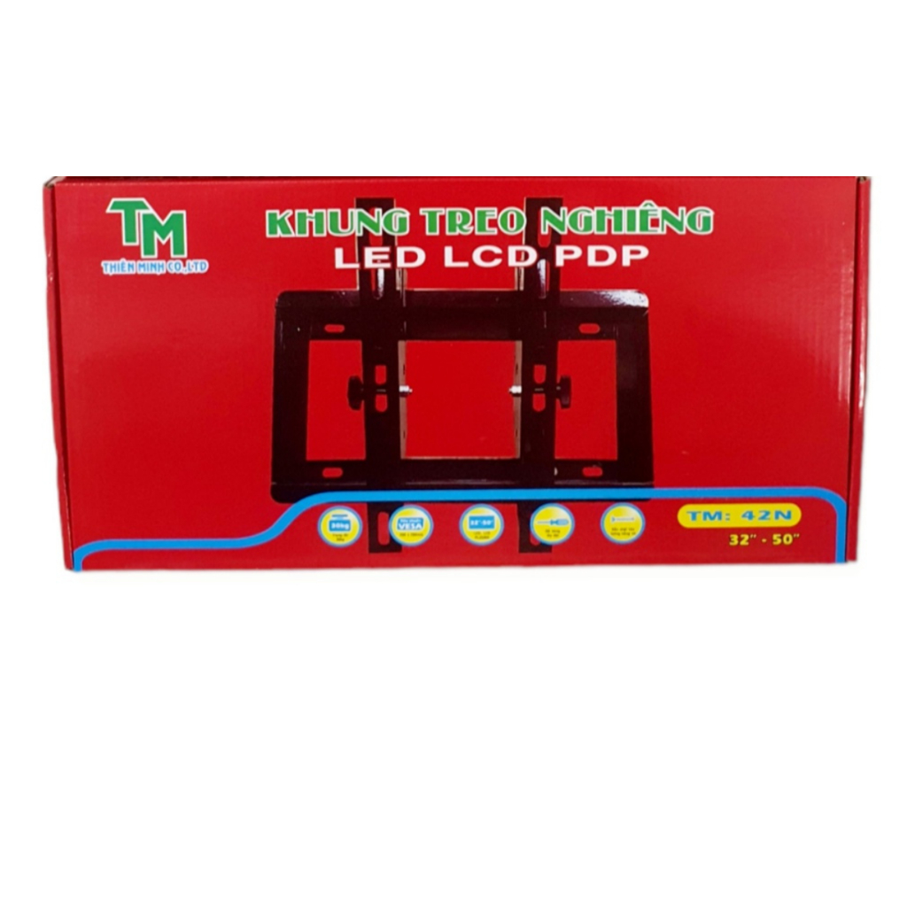 Khung treo tivi Mâm nghiêng (Gật gù) từ 24 - 65 inch