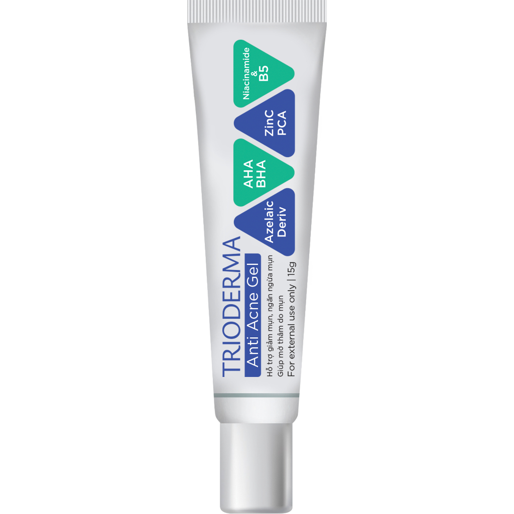 Ảnh Kem giảm mụn Trioderma ngăn ngừa mụn, hỗ trợ đẩy mụn ẩn và làm dịu da tuýp 15g 1