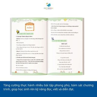 Sách - Tham khảo lớp 5 - Combo Bài tập Bổ Trợ Nâng Cao Tiếng Việt Lớp 5 (Tập 1 + Tập 2) - TKBooks