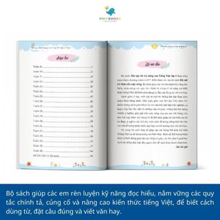 Sách - Tham khảo lớp 5 - Combo Bài tập Bổ Trợ Nâng Cao Tiếng Việt Lớp 5 (Tập 1 + Tập 2) - TKBooks