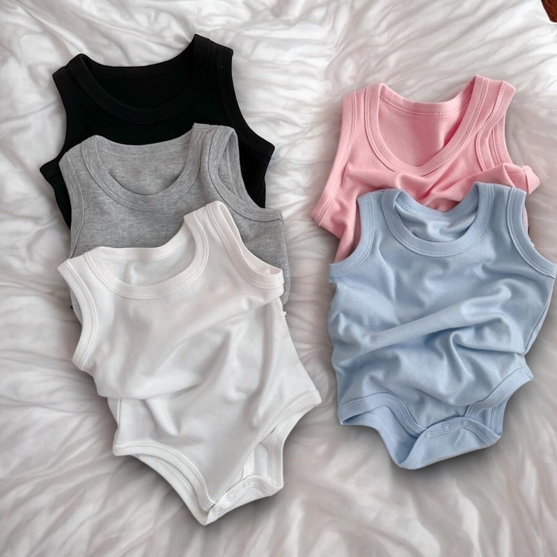 Quần áo sơ sinh body cho bé trai, bé gái, bodysuit cho bé chất liệu cotton lạnh. mềm mát từ 4kg đến 13kg