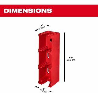 Giá Treo Pin M18 48-22-8339 - Treo Được 4 Pin M18, Chịu Tải 6.8kg, Tích Hợp Tấm PACKOUT 48-22-8486