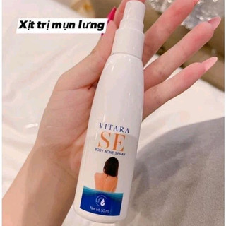 Xịt Mụn Lưng, Cánh Tay, Ngực Và Cổ Thái lan VITARA SE Body Acne Spray Giảm Thâm 50ml - CÔ THƯ MARKET