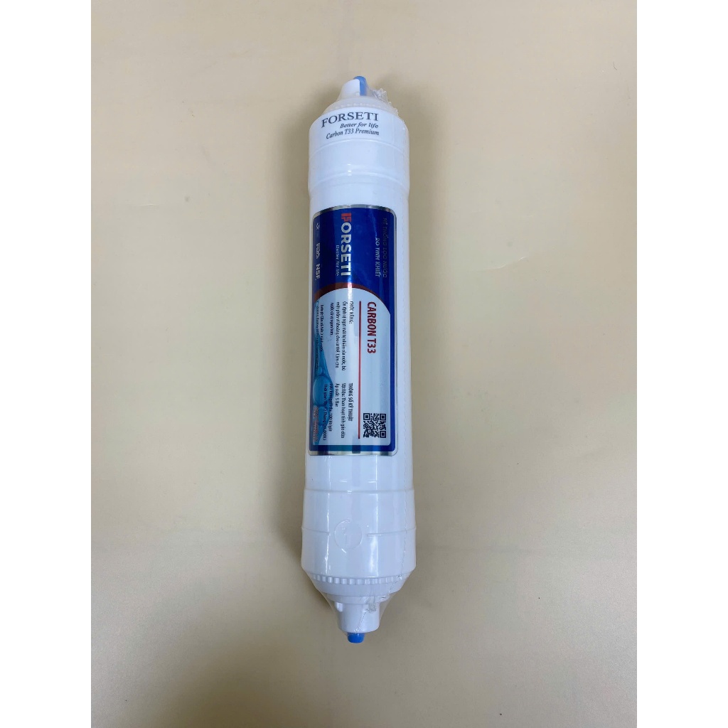 Combo 5 Lõi Chức Năng FORSETI Gồm Carbon T33 + Khoáng Đá + Hồng Ngoại + Alkaline + Nano Silver Dùng Được Cho Máy Lọc RO