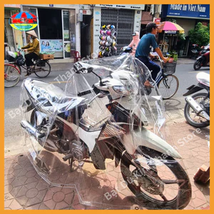 Áo Trùm, Bạt Phủ, Bạt Che Xe Máy Trong Suốt Chống Mưa, Hạn Chế Nắng, Che Mưa, Che Bụi