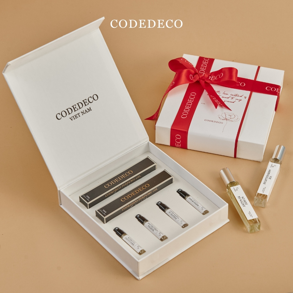 Ảnh 02 chai tinh dầu nước hoa CODEDECO 10ml dạng xịt + 4 vial 2.5 mùi ngẫu nhiên 2