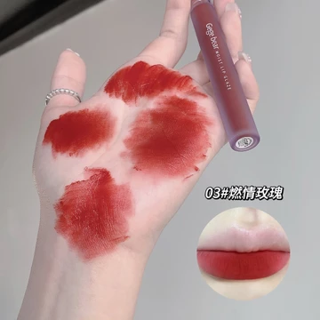 Son kem Ouoii, son kem lì nội địa trung lâu trôi màu đỏ cam màu đỏ hồng đất G32 Sammi beauty
