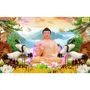 Tranh Dán Tường In 3D Tranh Phòng Thờ In Mẫu Mã Kích Thước Theo Yêu Cầu
