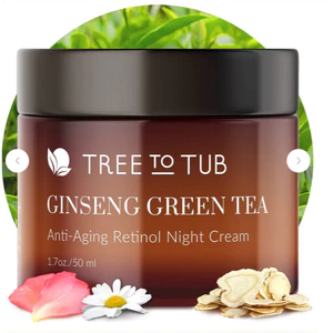 Tree to Tub Kem dưỡng chống lão hóa Retinol Ginseng & Green Tea 50ml
