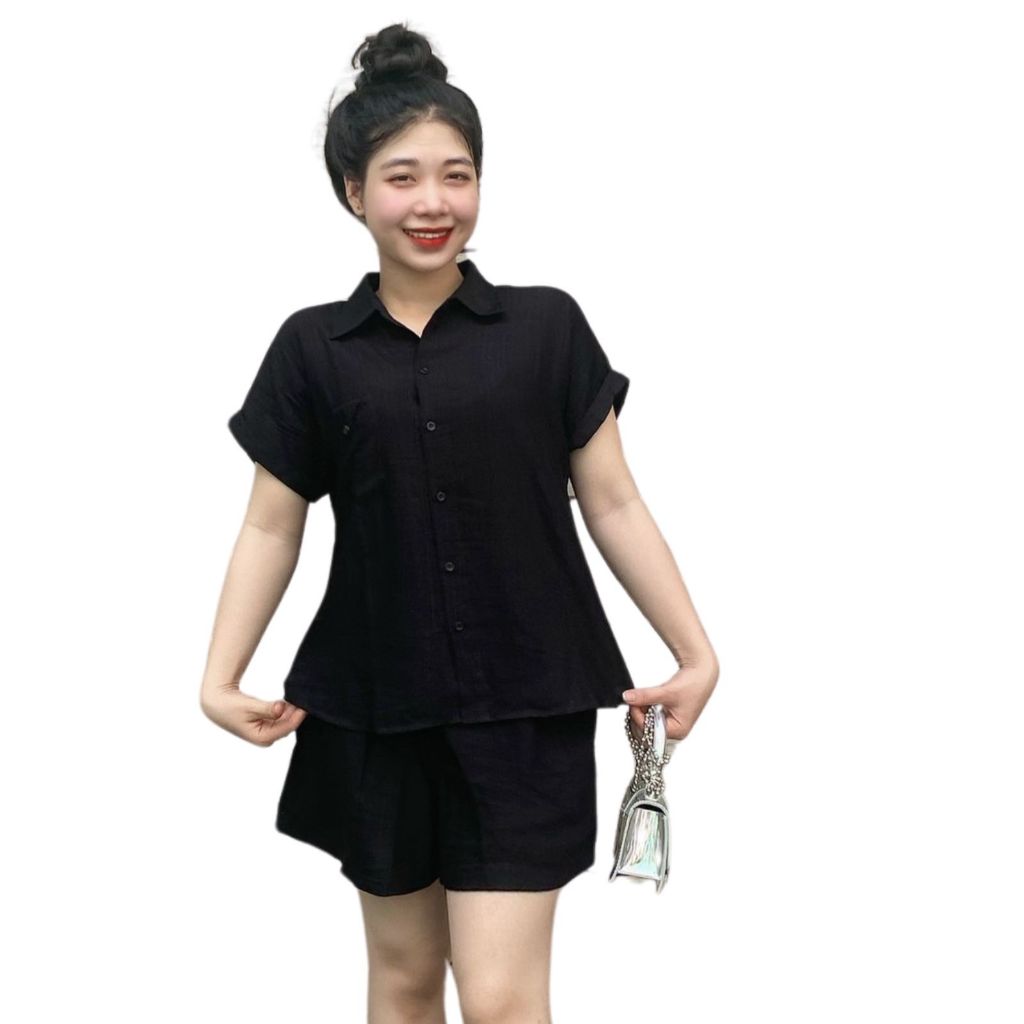 Set Tiểu Thư Quần Đùi Áo Babydoll Bigsize ESHOP Set Tafta Tay Cánh Tiên Đẹp Dễ Thương Set Bộ Nữ Sang Chảnh Form Rộng BB9