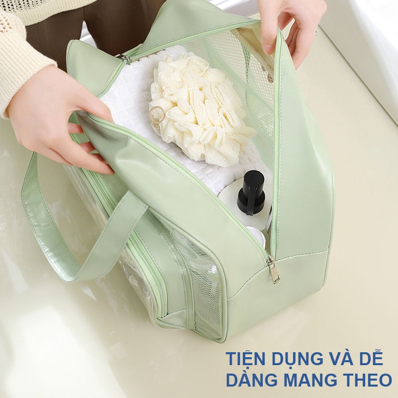 Túi đựng đồ bơi, du lịch, mỹ phẩm 2 ngăn khô và ướt BL5 SPORTY chống thấm nước, dung tích lớn