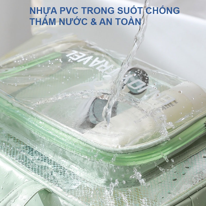Túi đựng đồ bơi, du lịch, mỹ phẩm 2 ngăn khô và ướt BL5 SPORTY chống thấm nước, dung tích lớn