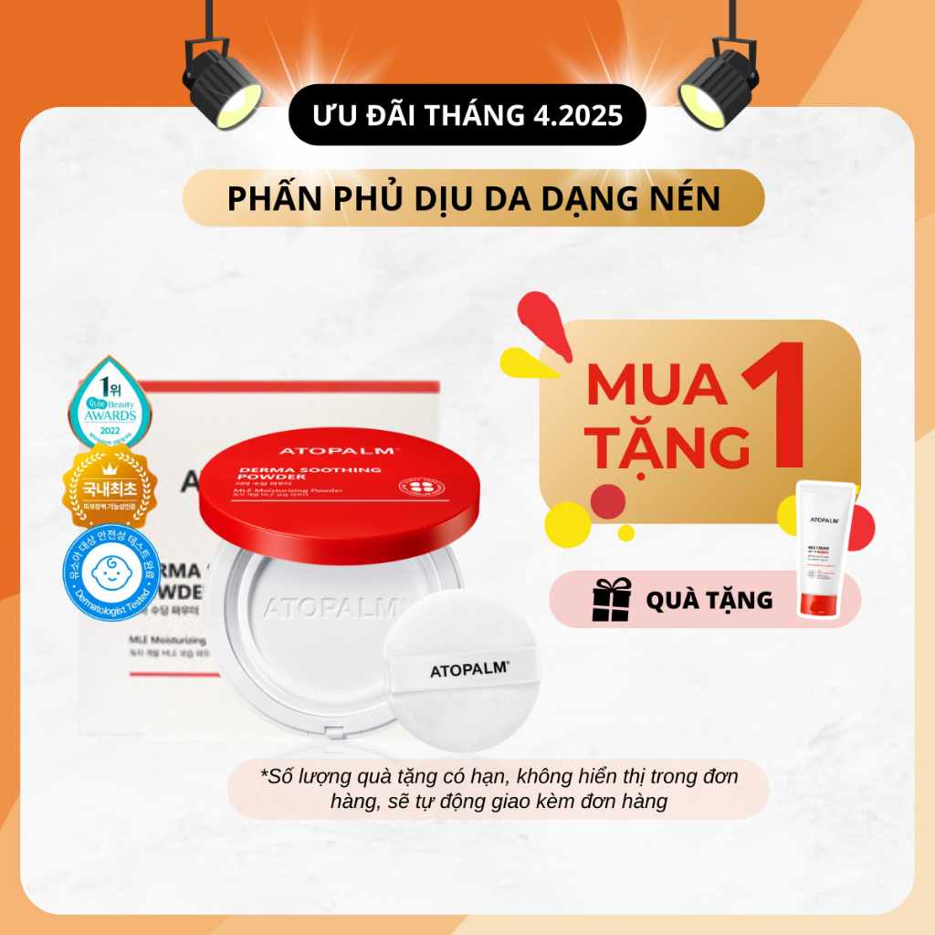 Ảnh Phấn phủ ATOPALM làm dịu, dưỡng ẩm cho bé - ATOPALM DERMA SOOTHING POWDER 23G 1