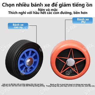 Xe đẩy hàng Xe Đẩy Gấp Gọn,Xe Kéo Hàng Đi Chợ Xe Đẩy Hành Lý Khung Thép Chịu Lực Sơn Chống Gỉ