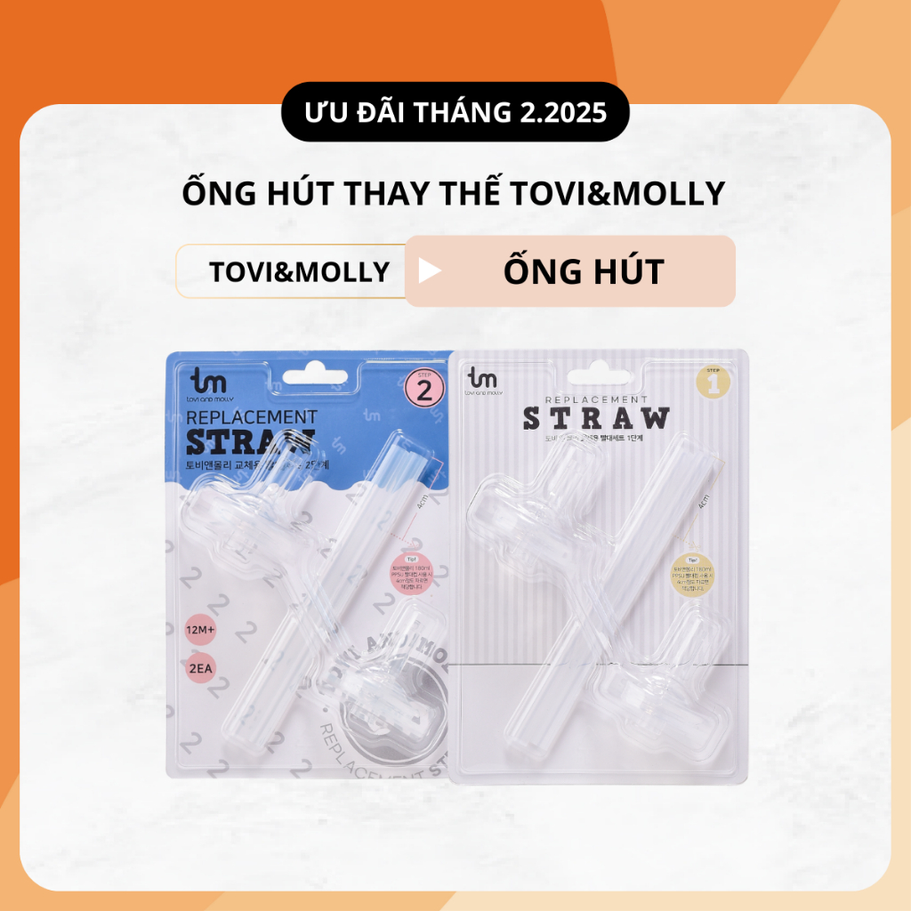 Ảnh Set ống hút thẳng thay thế TOVI AND MOLLY 1