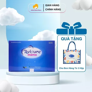 Vitamin Tổng hợp cho bà bầu Avisure Mama bổ sung đầy đủ vitamin khoáng chất Sắt Và DHA Hộp 60 viên