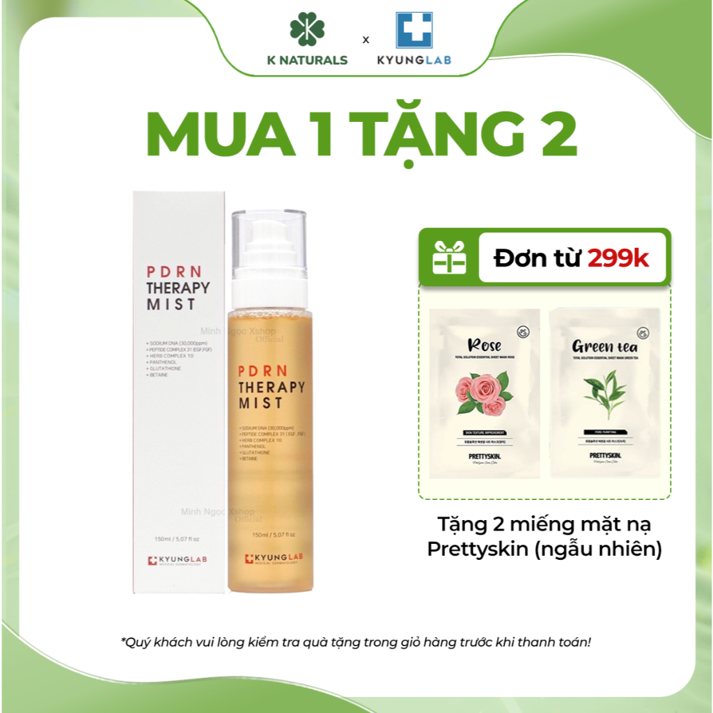 Ảnh Xịt khoáng KyungLab PDRN dưỡng ẩm phục hồi da, dưỡng da căng bóng, ngăn ngừa lão hoá 150ml 1