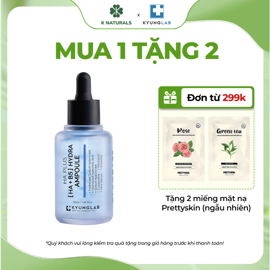 Ảnh Serum dưỡng ẩm HA B5 KyungLab phục hồi làm dịu da, dưỡng da căng bóng mịn màng 50ml 1