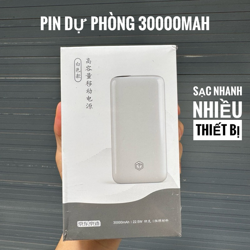 Sạc Dự Phòng Jindong 30000mah - Sạc nhanh nhiều thiết bị, Có báo phần trăm pin | BigBuy360 - bigbuy360.vn