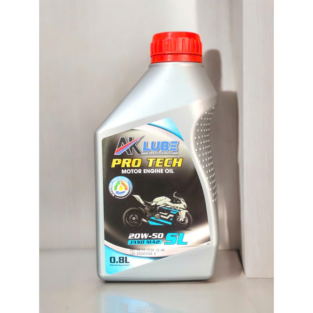 DẦU NHỚT      AKLUBE PROTECH 20W50 SL 4T