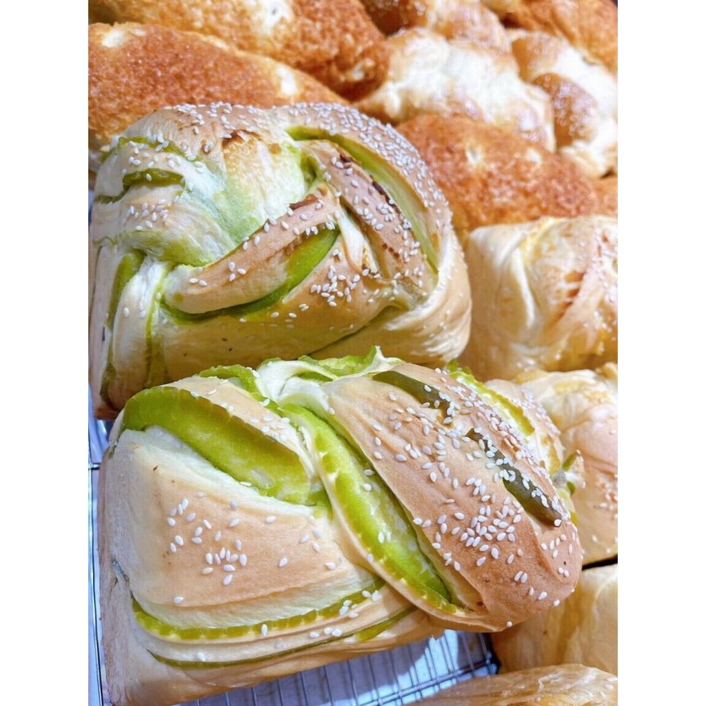 Nhân Bánh Trung Thu Sên Sẵn Phú Thương 1Kg (Nhân đậu xanh, khoai môn, lá dứa, sầu riêng,..)