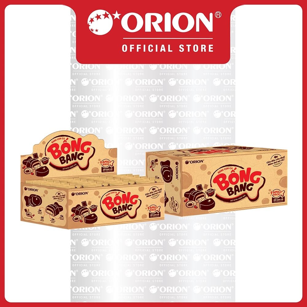[LIVESTREAM] [ĐỘC QUYỀN] Hộp Bánh Bống Bang Family Pack 20 Gói (580g)