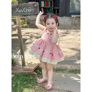 VÁY FLOWERS AND BOWS-Chính chủ-thiết kế độc quyền