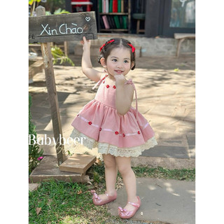 VÁY FLOWERS AND BOWS-Chính chủ-thiết kế độc quyền