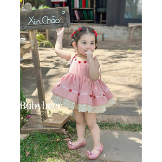 VÁY FLOWERS AND BOWS-Chính chủ-thiết kế độc quyền
