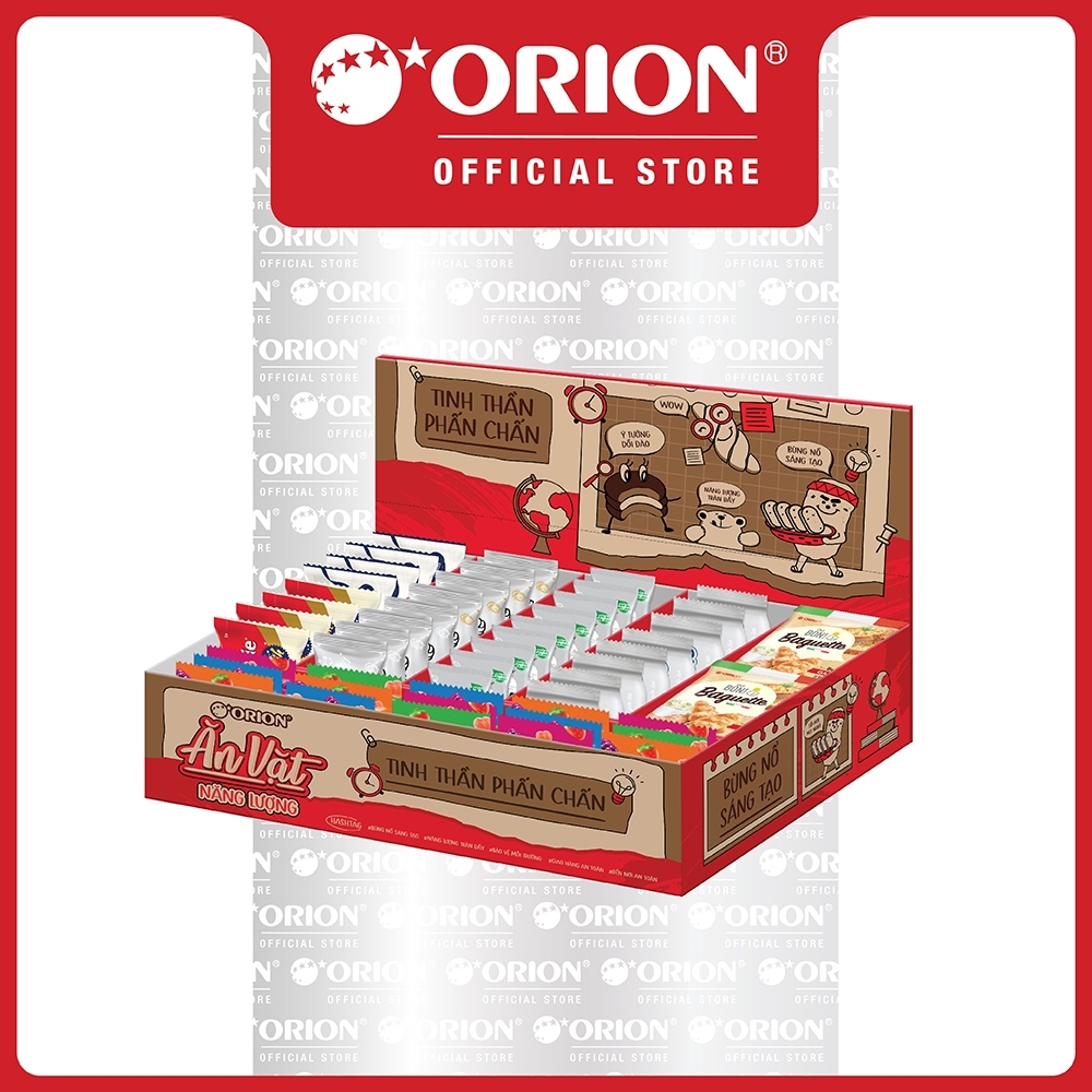 [LIVESTREAM] [ĐỘC QUYỀN ONLINE] Hộp Quà Tặng Bánh Kẹo ĂN VẶT NĂNG LƯỢNG Orion (988,3G)