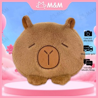 Gấu bông Cabybara dễ thương 20-25cm tiện lợi làm quà tặng giao từ kho Hà Nội