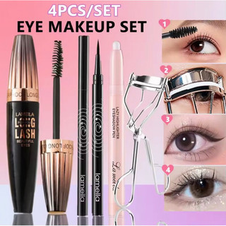 Combo Bộ Makeup Mắt 4Pcs Cơ Bản Đơn Giản Xinh Lung Linh