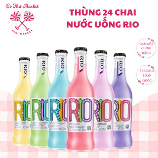 ( HOẢ TỐC ) Thùng 24 Chai Đủ Vị Nước Trái Cây/ Hoa Quả  Rio Cocktail Chai 275ml - CÔ THƯ MARKET