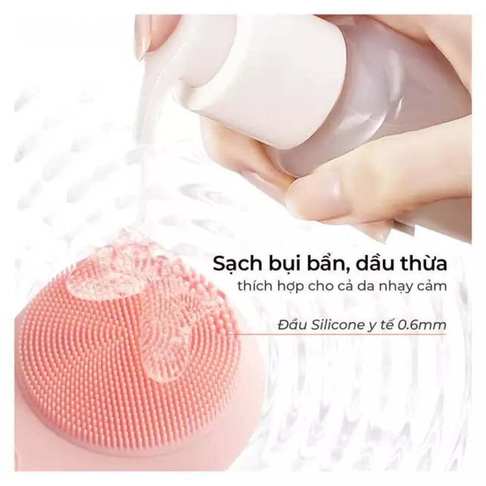 Máy rửa mặt massage tích hợp ánh sáng và nhiệt Halio Multi-Task - Bảo hành chính hãng 24 tháng