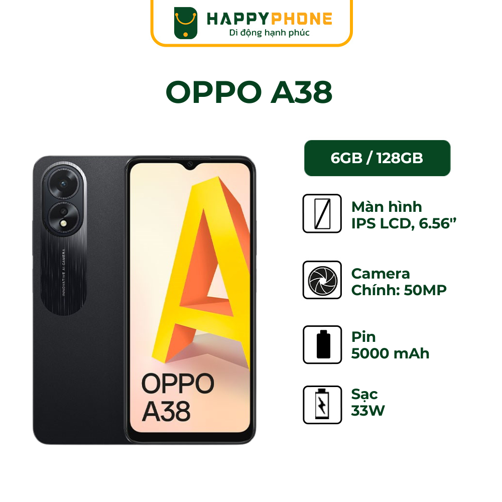 Ảnh Điện thoại OPPO A38 (6GB/128GB) - Hàng chính hãng 1