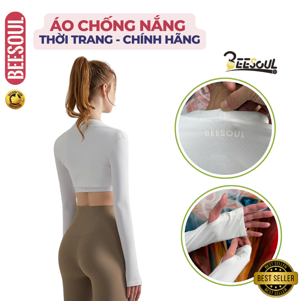 Áo chống nắng nữ Pickleball thời trang thể thao chính hãng BEESOUL chất liệu cao cấp 4 màu siêu hot
