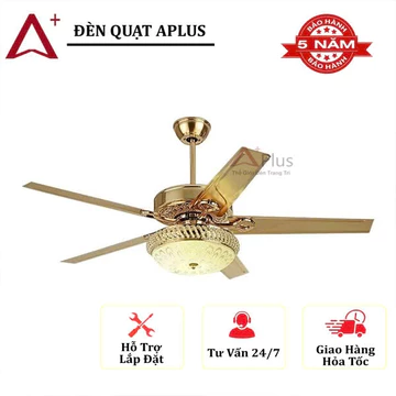 [Lõi Đồng] Quạt trần phale,Quạt trần 5 cánh lắp phòng khách,ngủ sải cánh 1m32 siêu êm mát,Động cơ DC tiết kiệm có khiển
